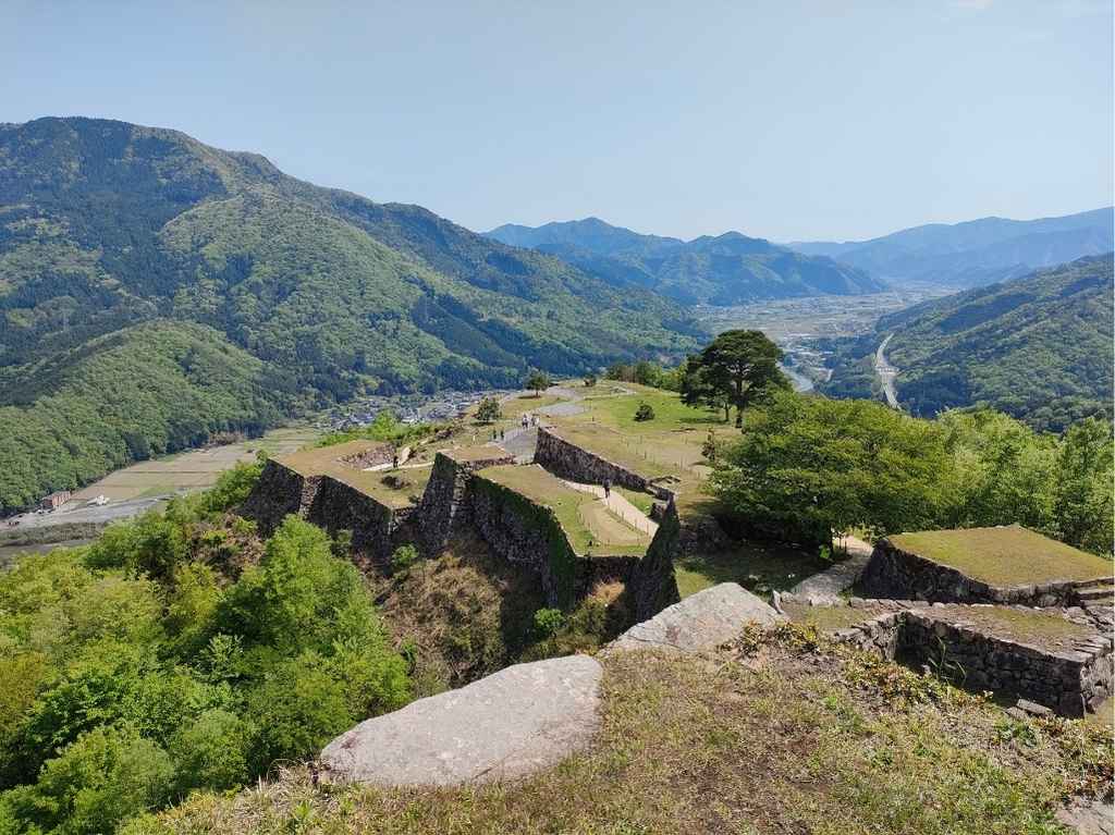 竹田城跡からの風景