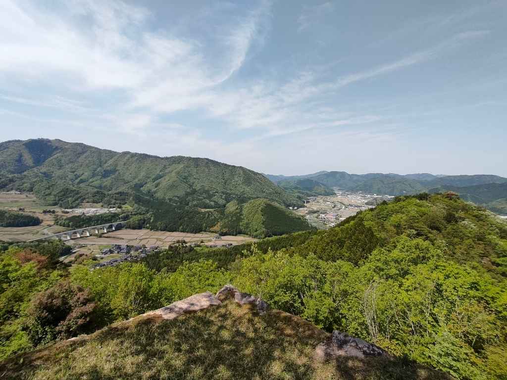 竹田城跡からの風景