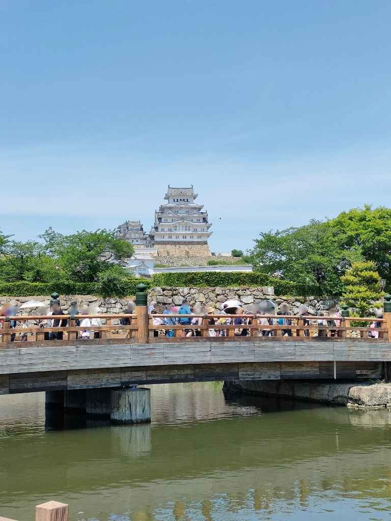 姫路城の城内へ渡る橋