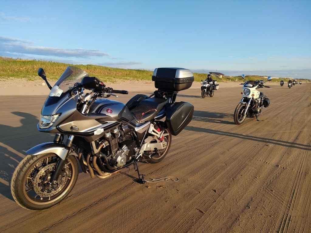 千里浜なぎさドライブの風景