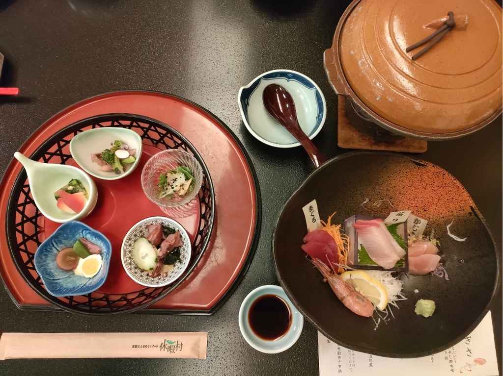 休暇村能登千里浜の夕食