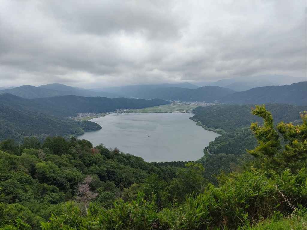 余呉湖の風景