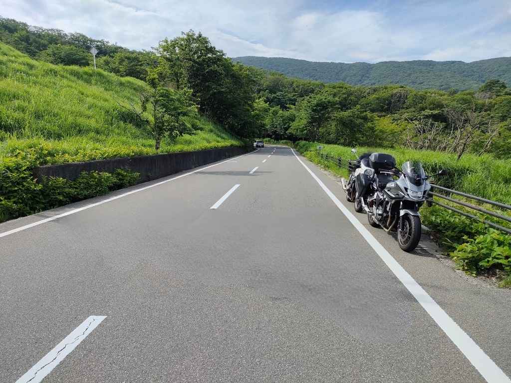 山中湖小山線の景色